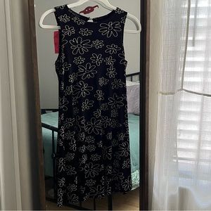 Vintage 90s 2000s Floral Shift Mini Dress